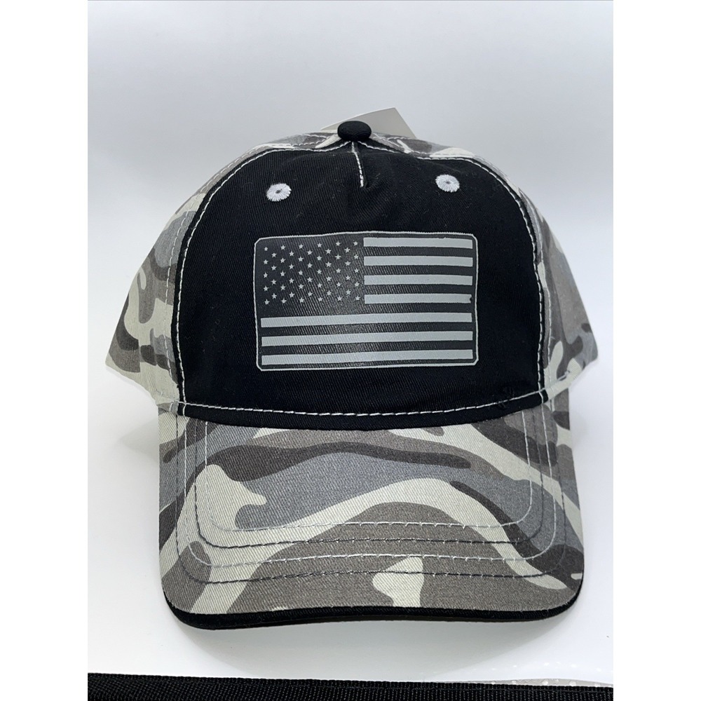 American‎ Flag Hat Black Camo Mesh Trucker Snapback Cap Men Women Tactical